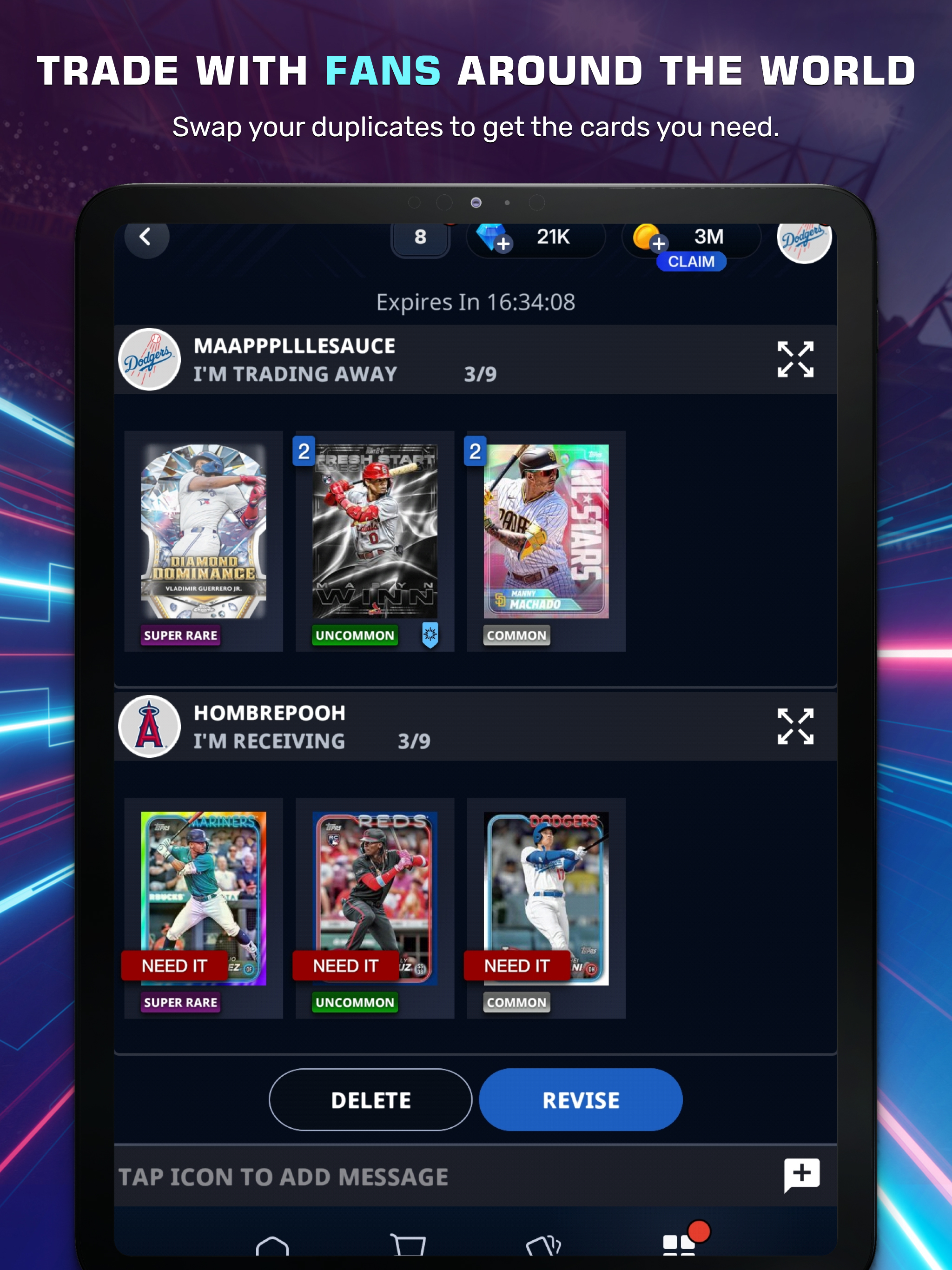 Topps® BUNT® MLB Card Trader APK screenshot