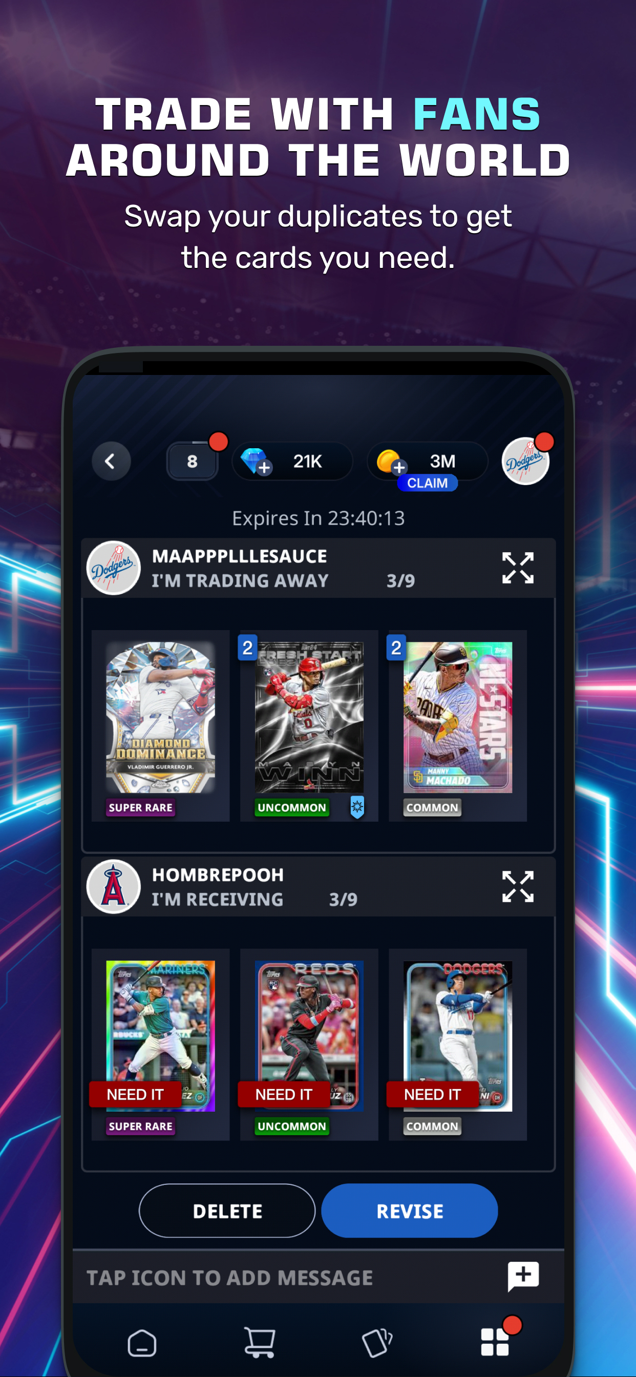 Topps® BUNT® MLB Card Trader APK screenshot