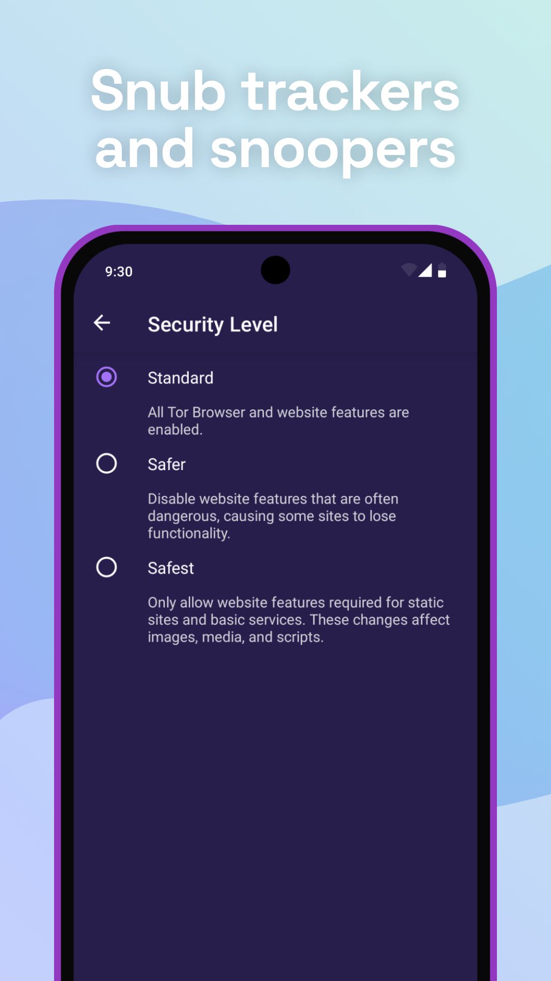 Tor APK screenshot