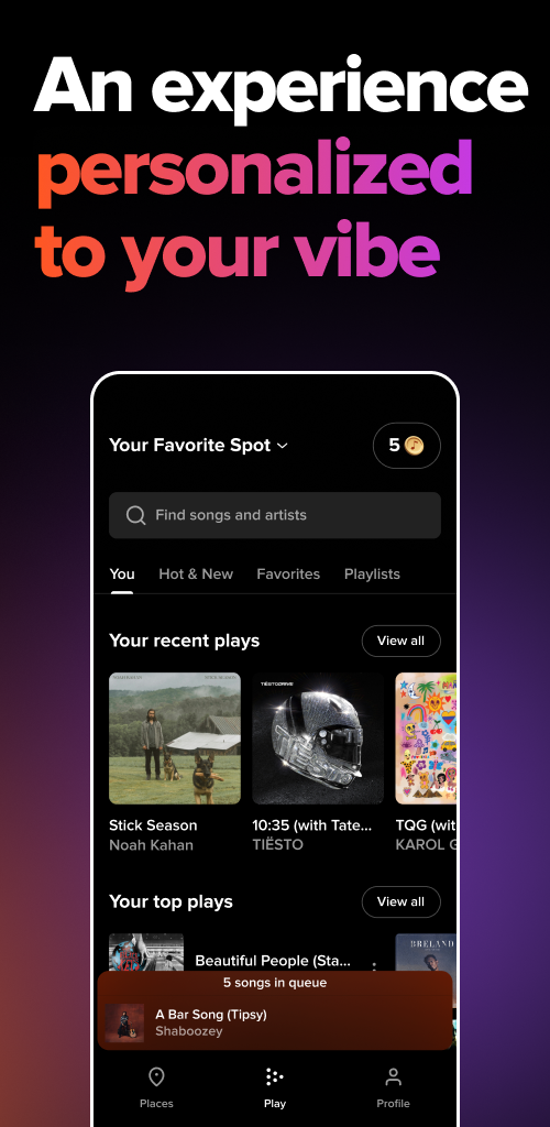 TouchTunes: Live Bar Jukebox APK screenshot