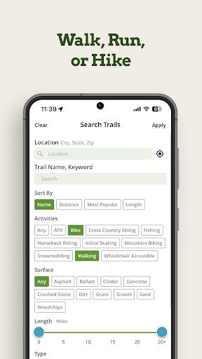 TrailLink: Bike, Run, Walk APK screenshot