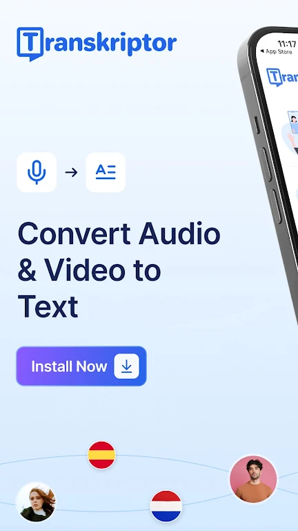 Transcribe Speech to Text APK screenshot