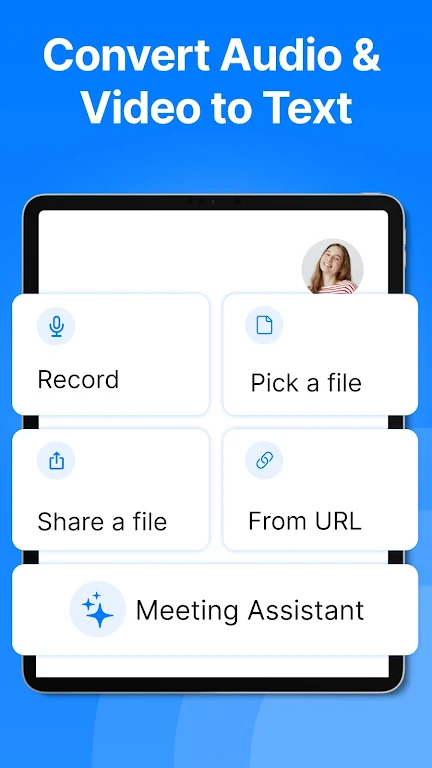 Transcribe Speech to Text APK screenshot