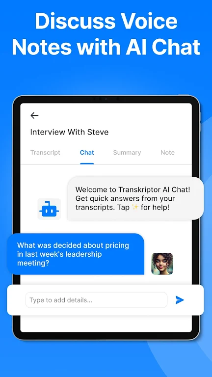 Transcribe Speech to Text APK screenshot