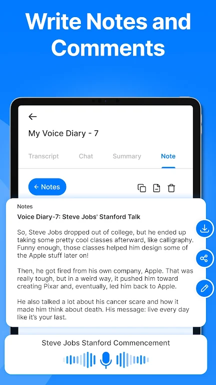 Transcribe Speech to Text APK screenshot