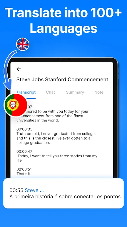 Transcribe Speech to Text APK screenshot