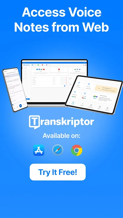 Transcribe Speech to Text APK screenshot