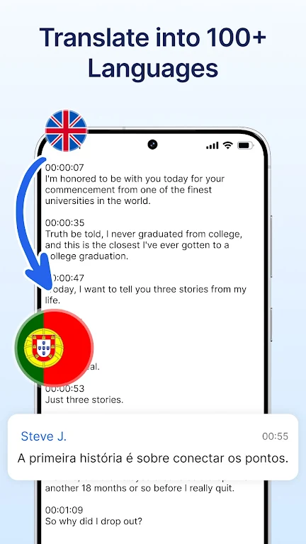 Transcribe Speech to Text APK screenshot