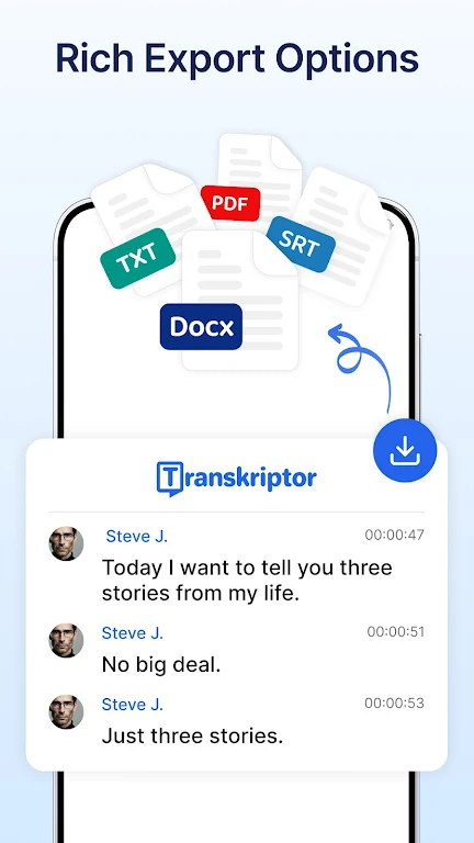 Transcribe Speech to Text APK screenshot