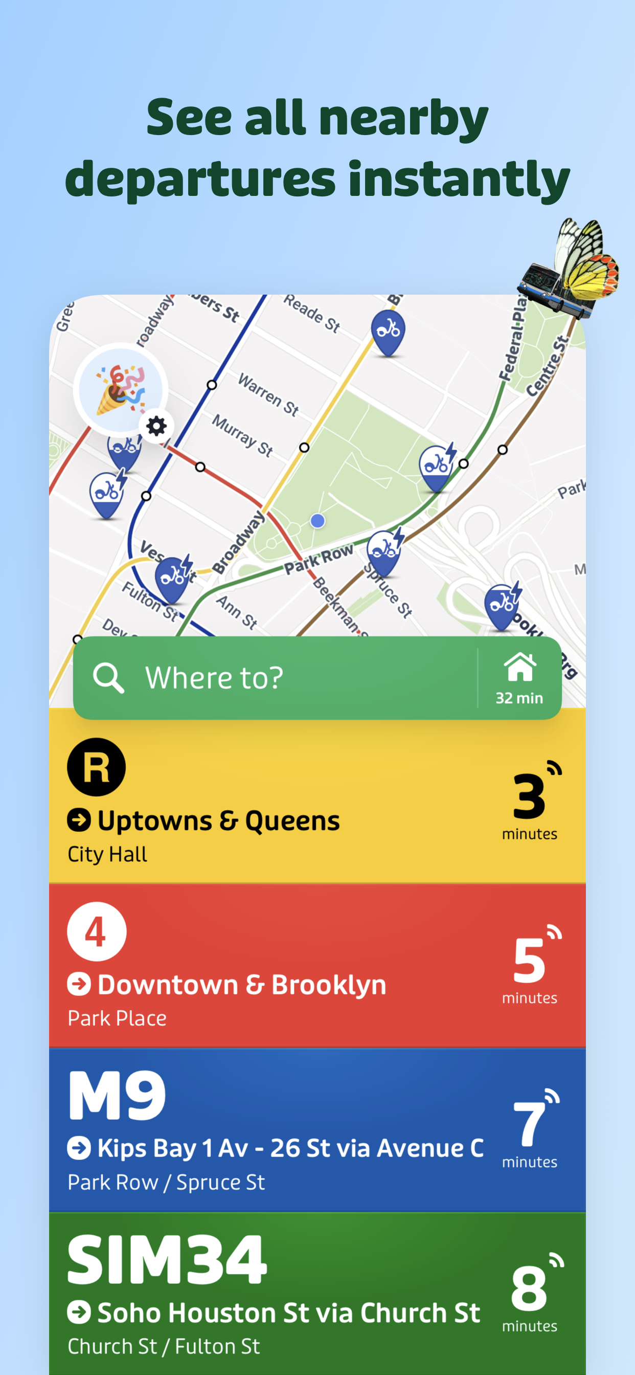 Transit • Subway & Bus Times APK screenshot