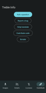 Treble Info screenshot
