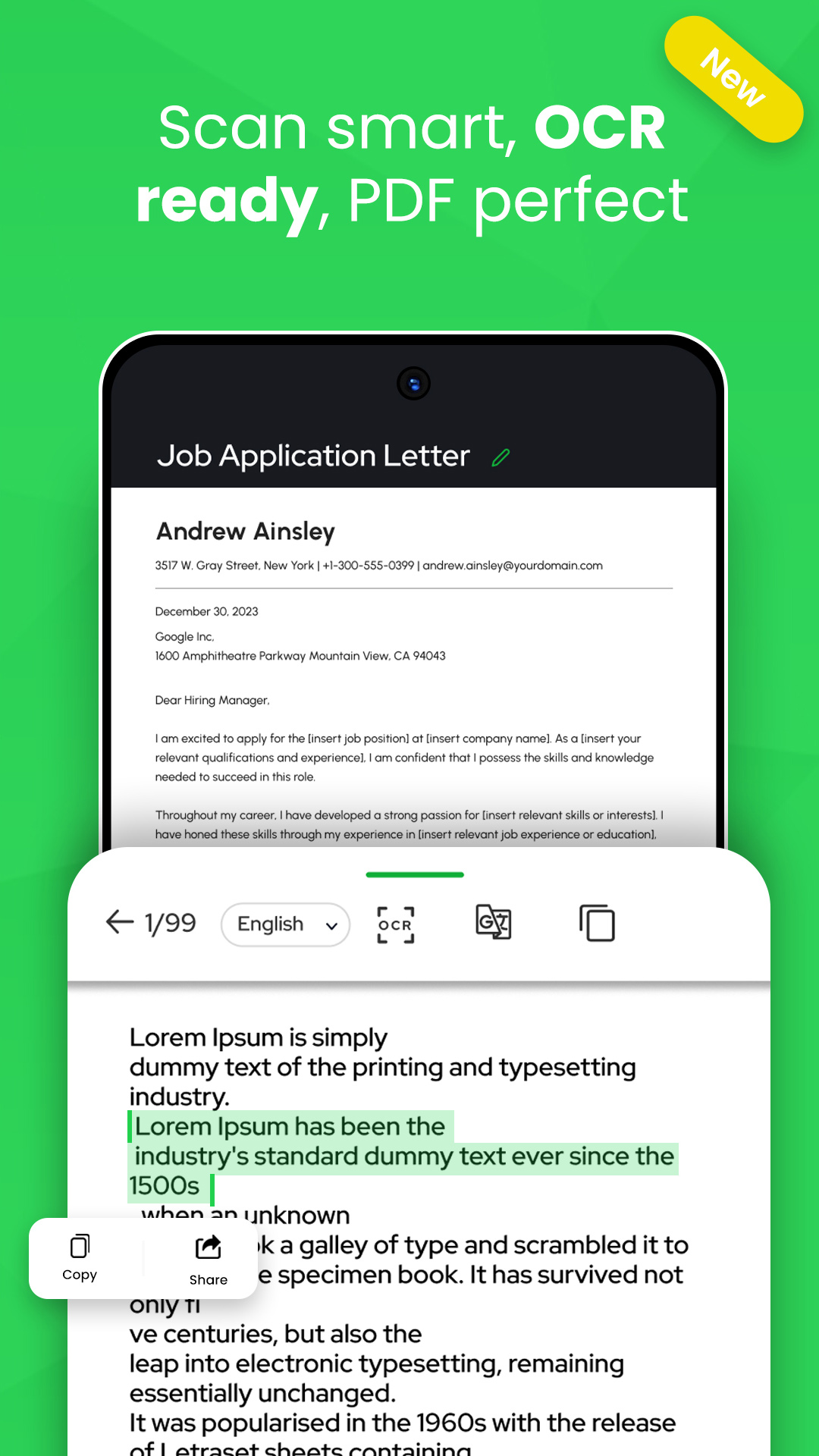 TreeFree -PDF scanner & OCR APK screenshot