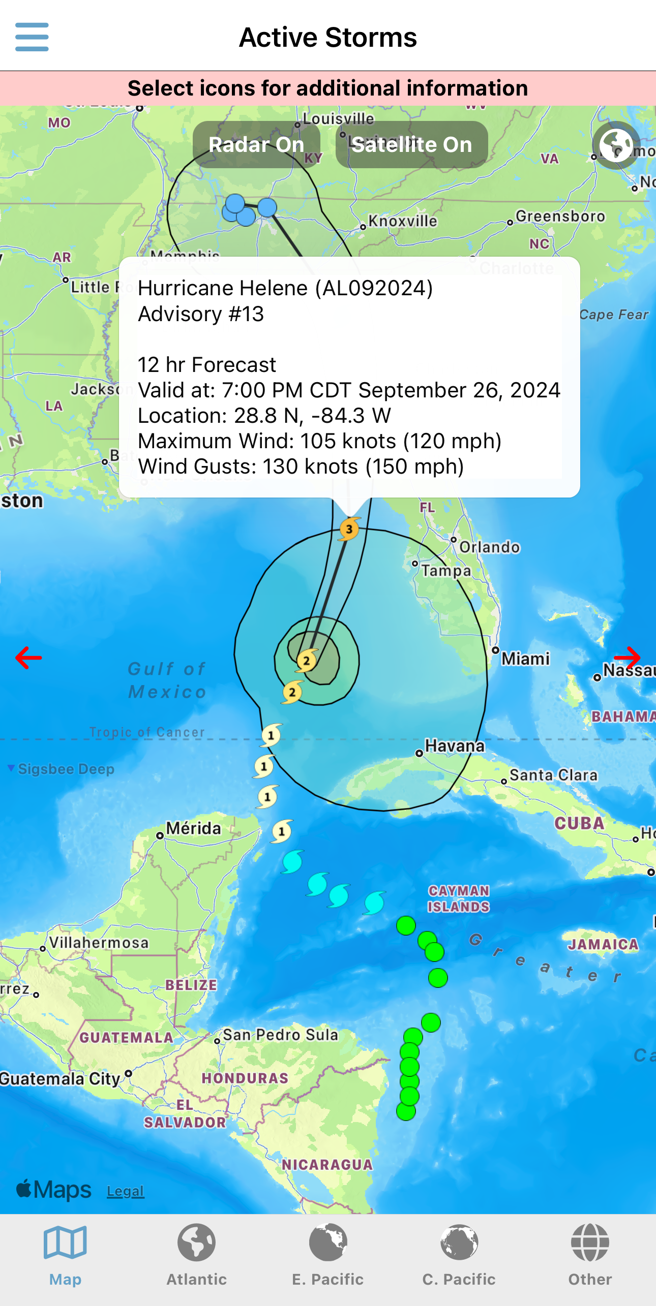 Tropical Hurricane Tracker APK screenshot