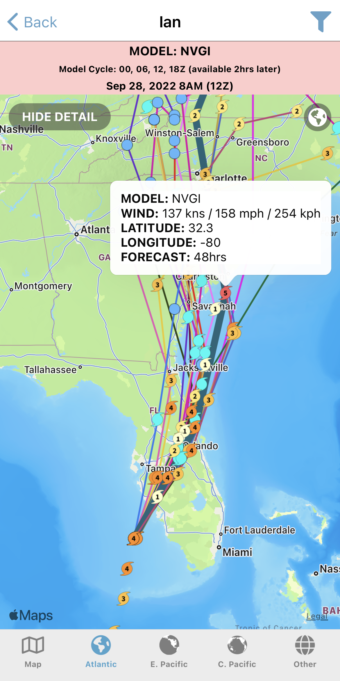 Tropical Hurricane Tracker APK screenshot