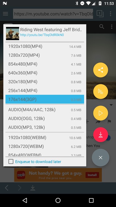 TubeMate screenshot