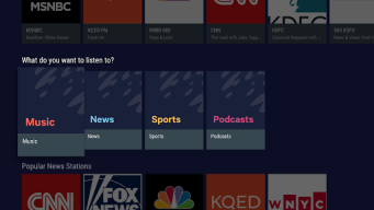 TuneIn Radio APK screenshot