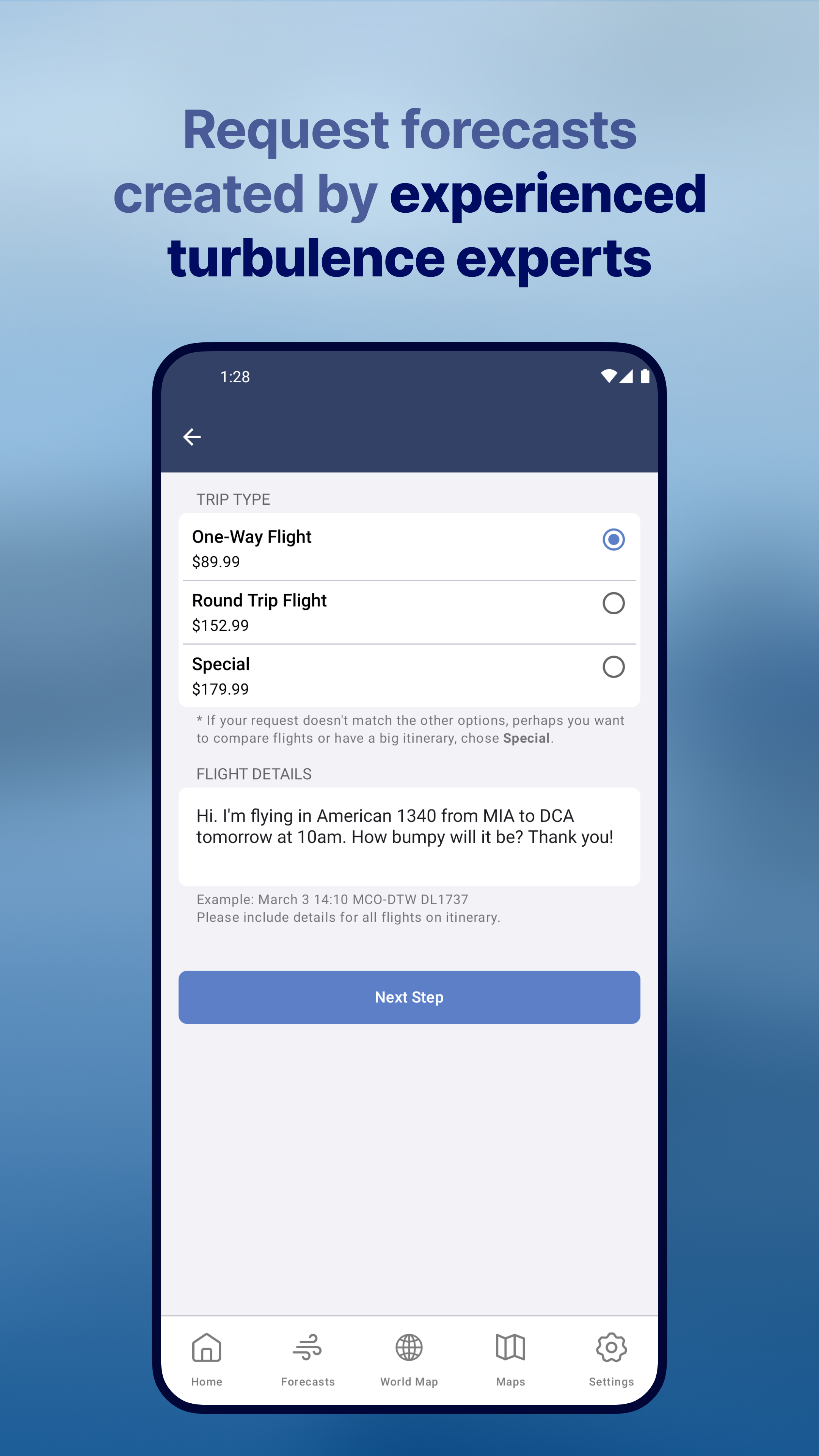 Turbulence Forecast APK screenshot