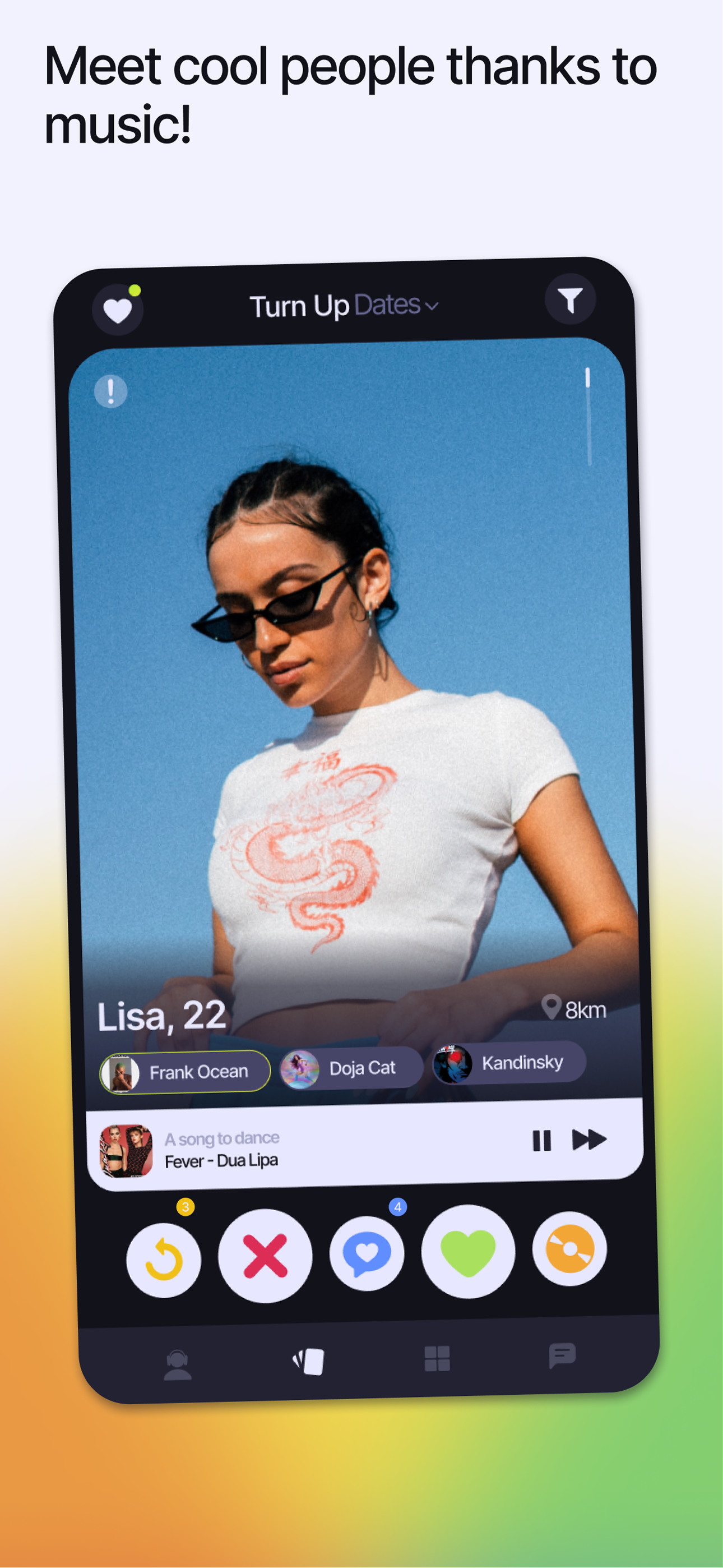 Turn Up: Music, Dating & Chat APK screenshot