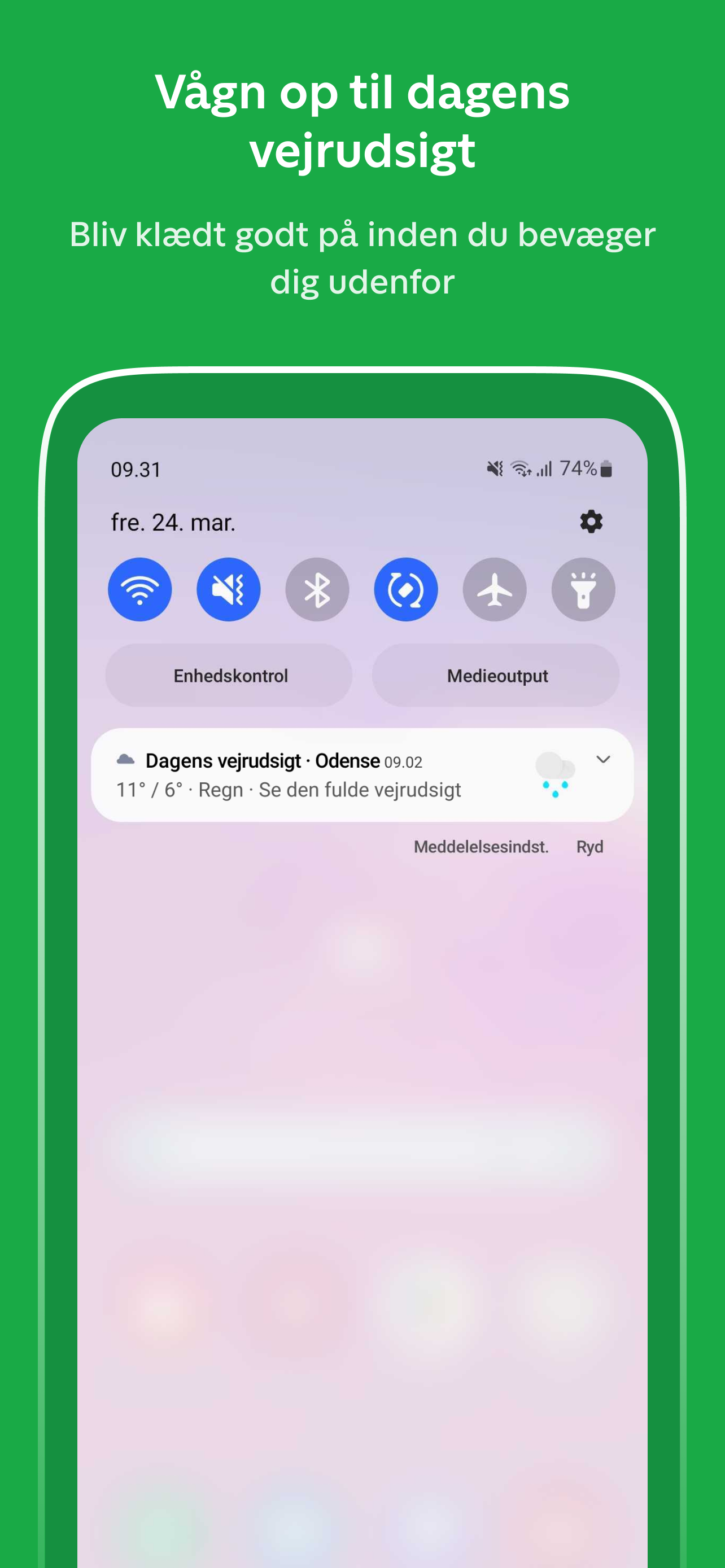 TV 2 Vejr - dagens vejrudsigt APK screenshot