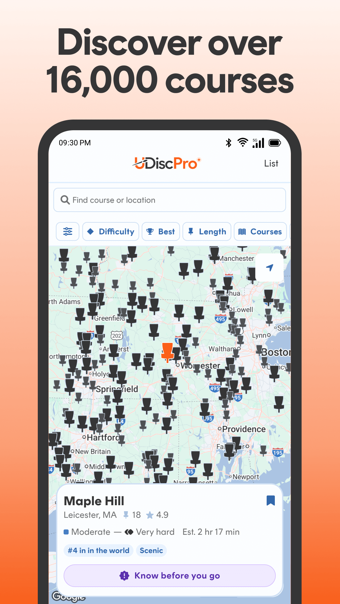 UDisc Disc Golf App APK screenshot