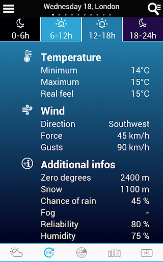 UK Weather forecast APK screenshot