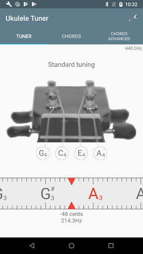 Ukulele Tuner APK screenshot