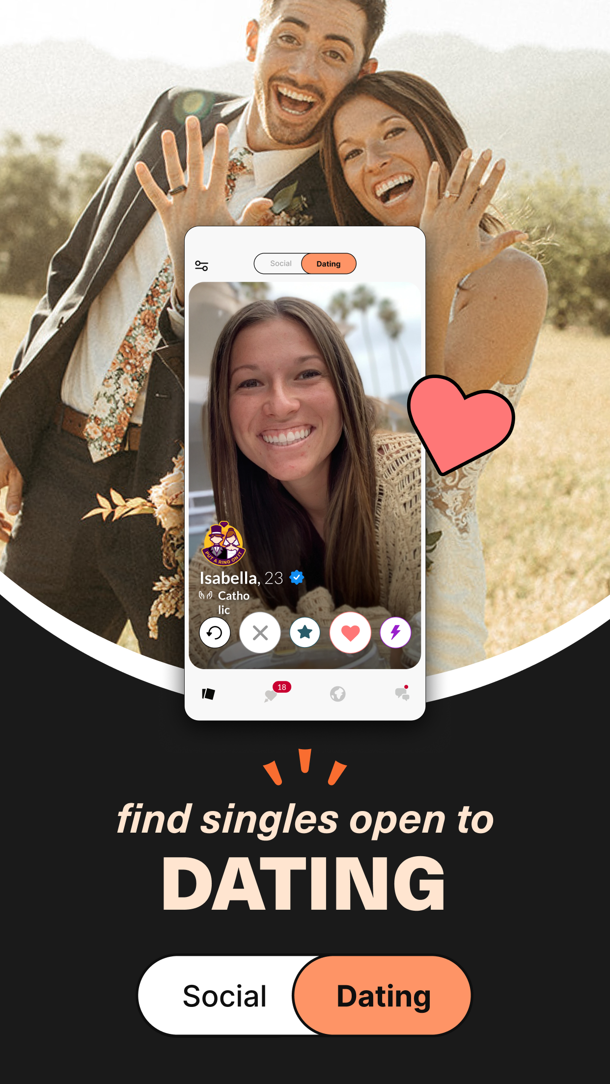 Upward: Christian Dating App APK screenshot