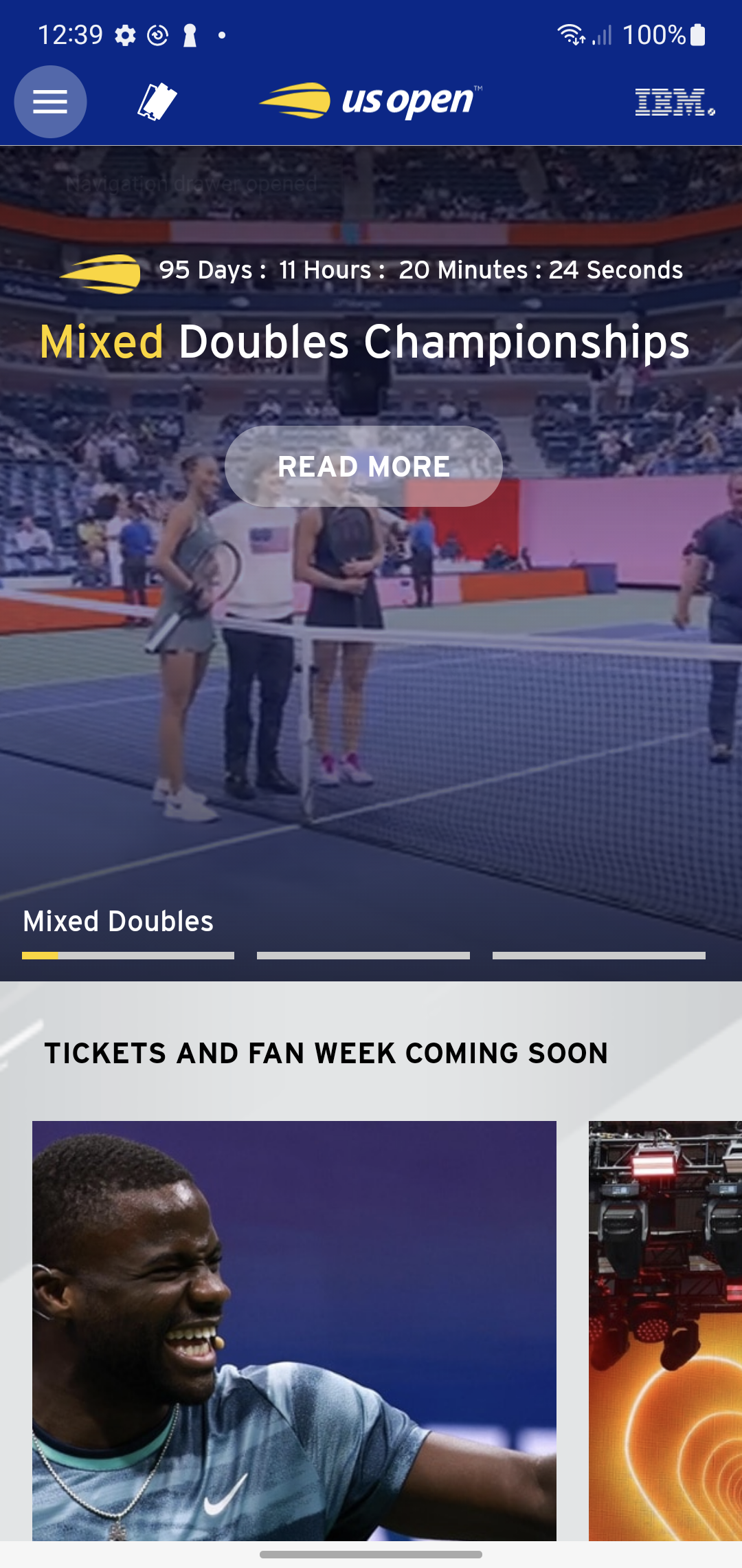 US Open Tennis Championships APK screenshot