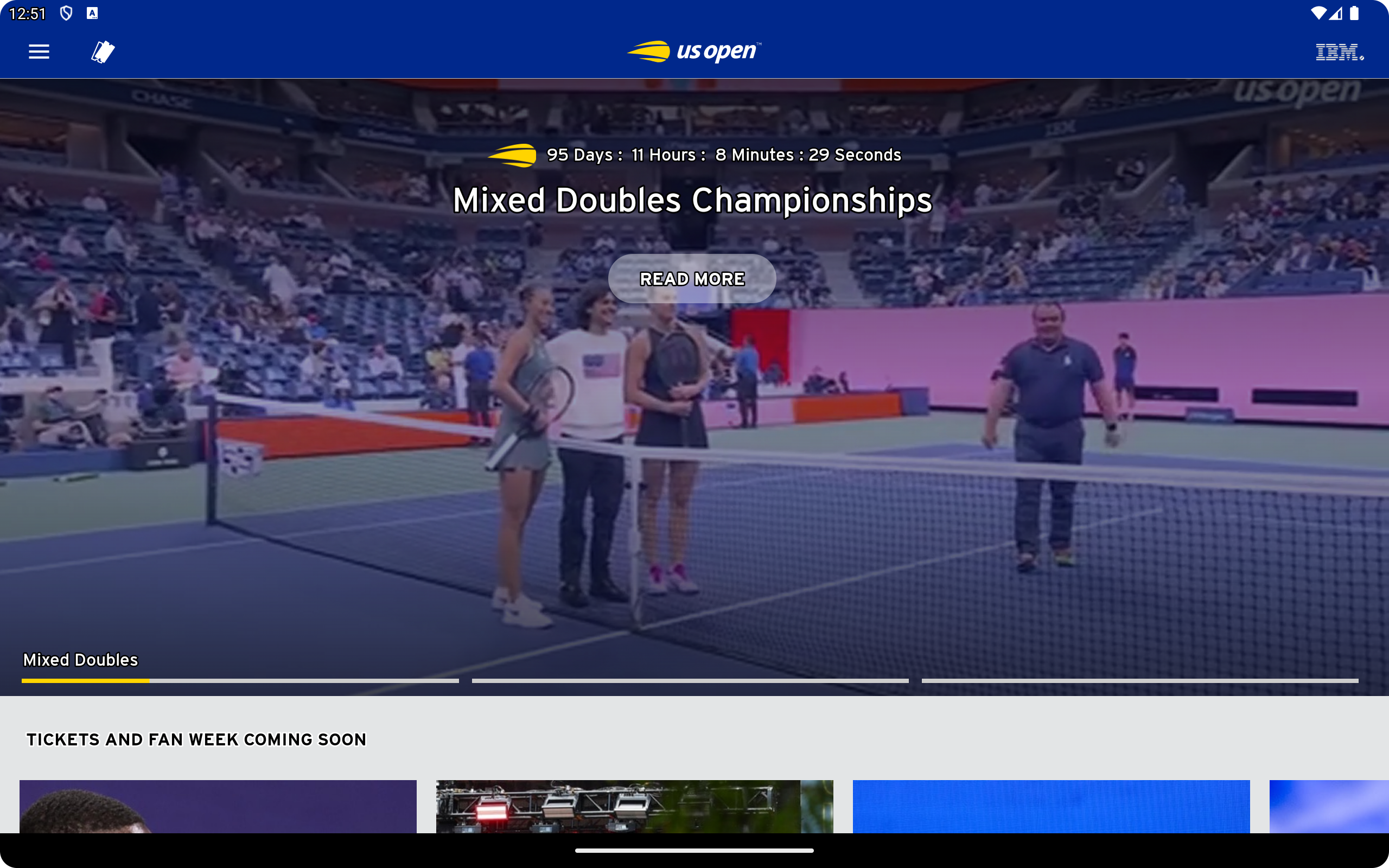 US Open Tennis Championships APK screenshot