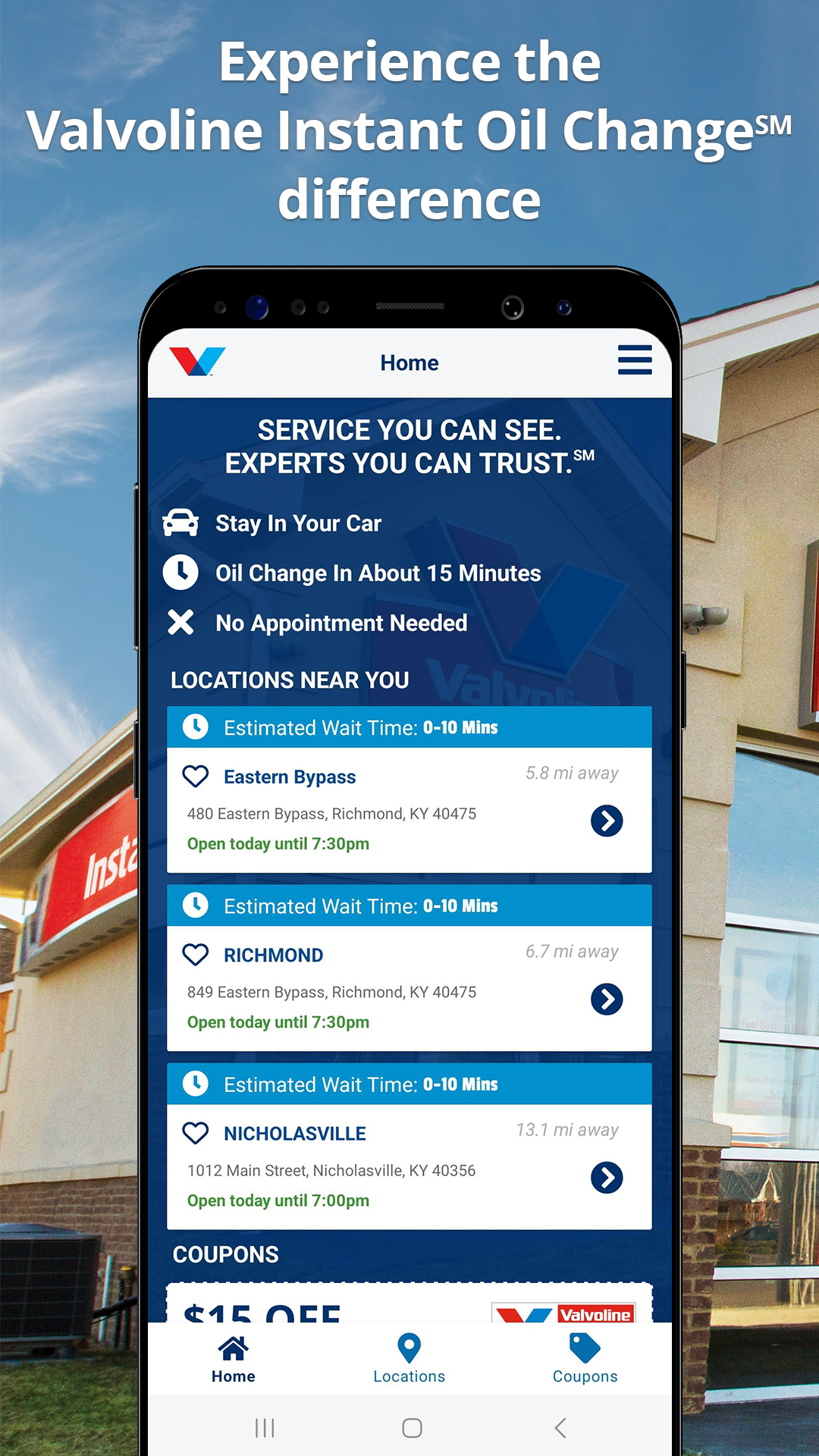 Valvoline Instant Oil Change APK screenshot