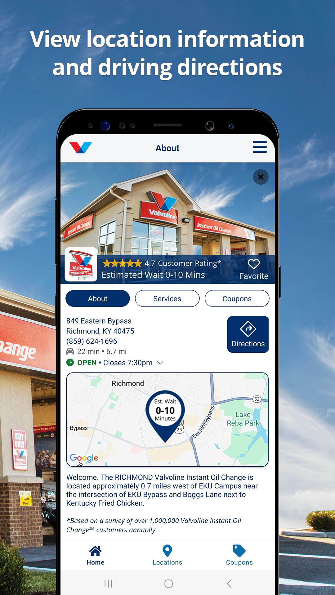 Valvoline Instant Oil Change APK screenshot