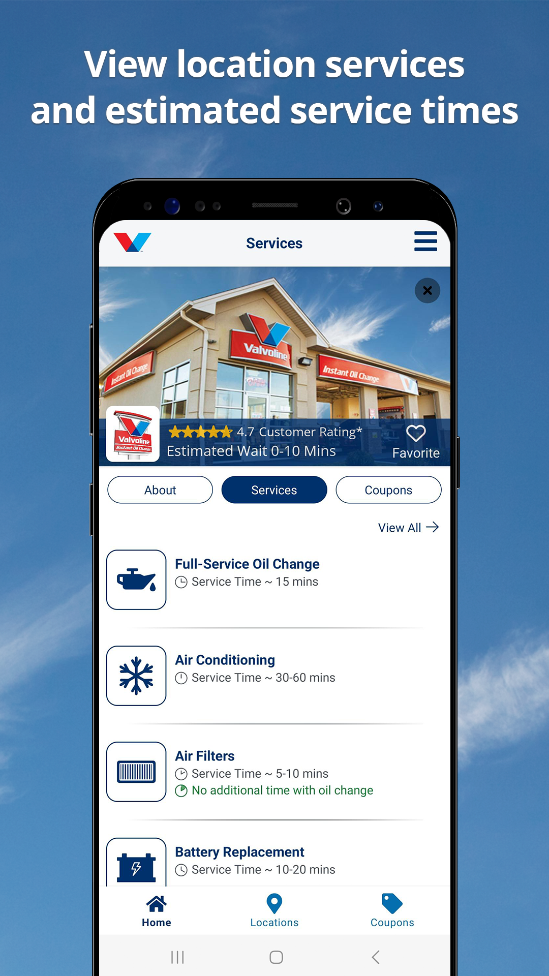 Valvoline Instant Oil Change APK screenshot