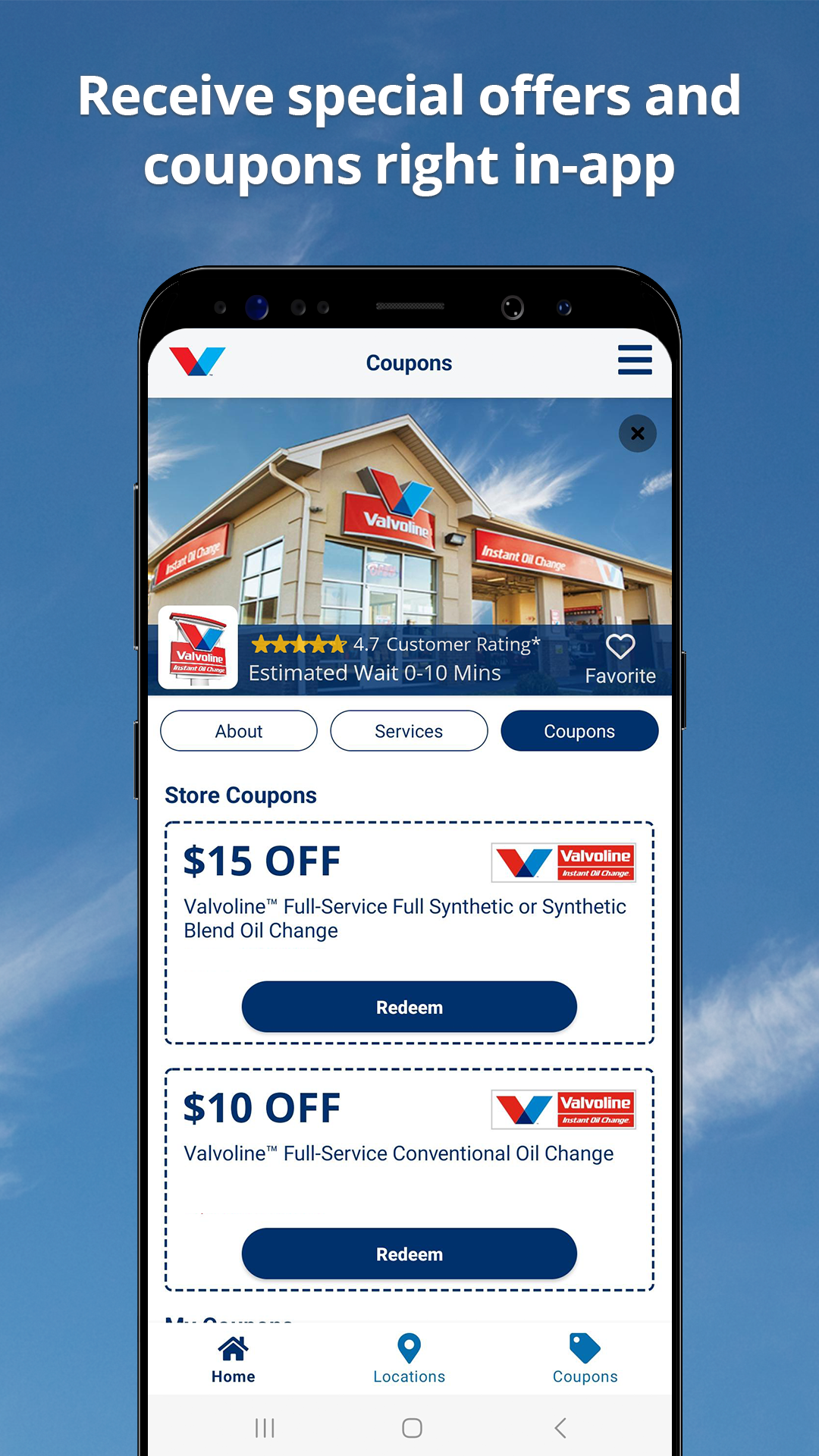 Valvoline Instant Oil Change APK screenshot