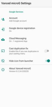 Vanced MicroG APK screenshot