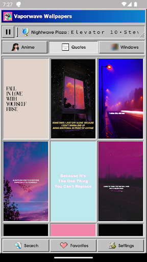 Vaporwave Wallpapers & Radio APK screenshot