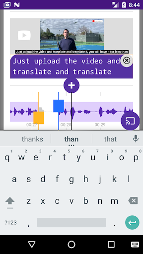 Video Subtitle Generator APK screenshot