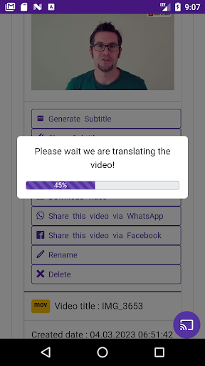 Video Subtitle Generator APK screenshot