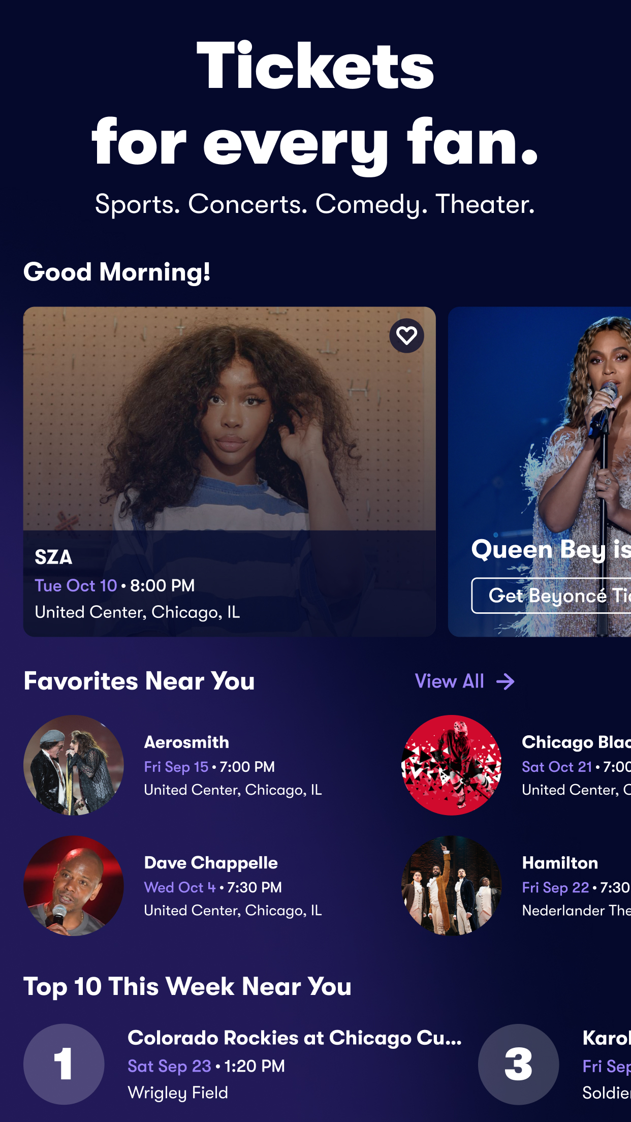Vivid Seats | Event Tickets APK screenshot