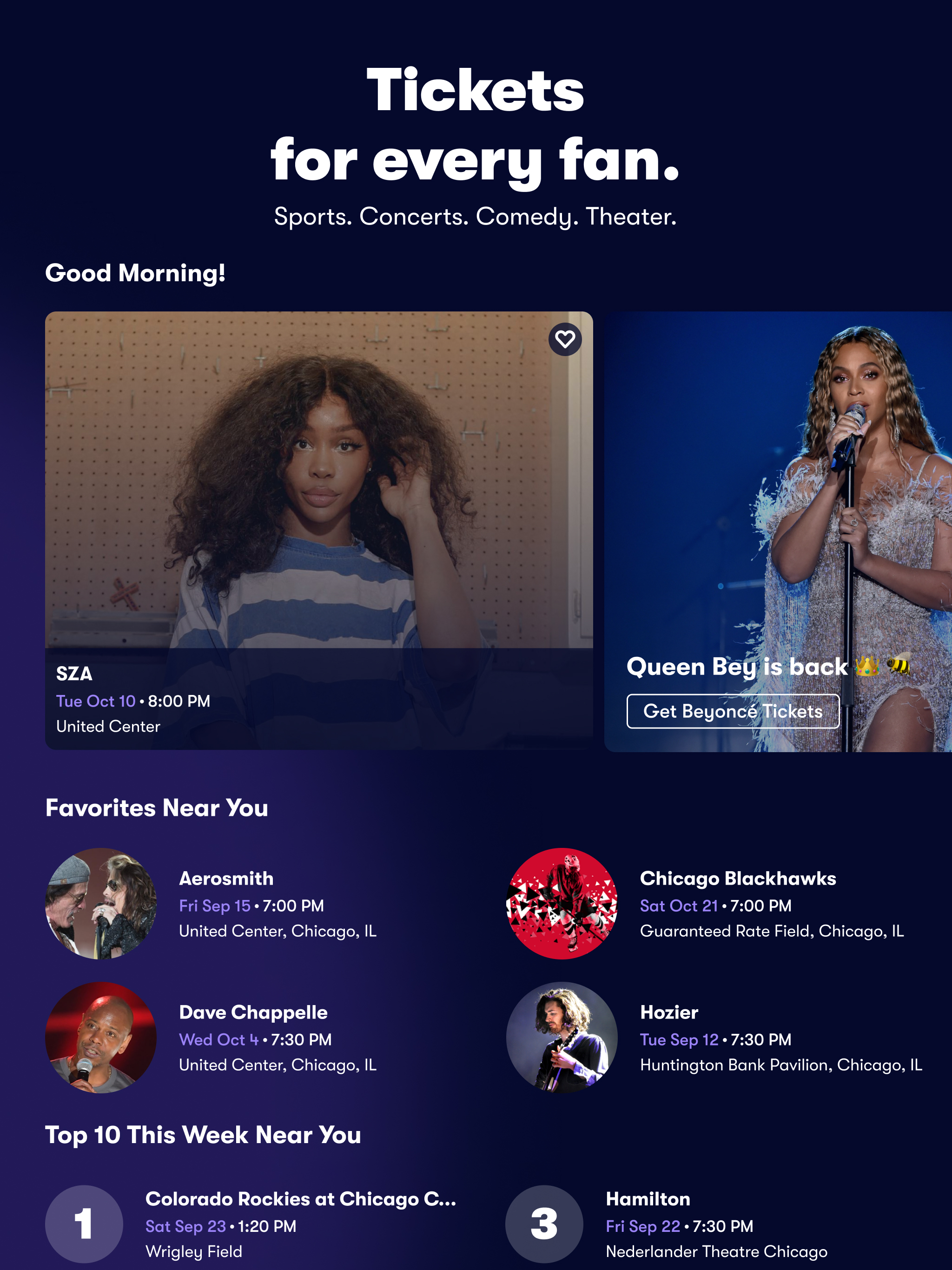 Vivid Seats | Event Tickets APK screenshot