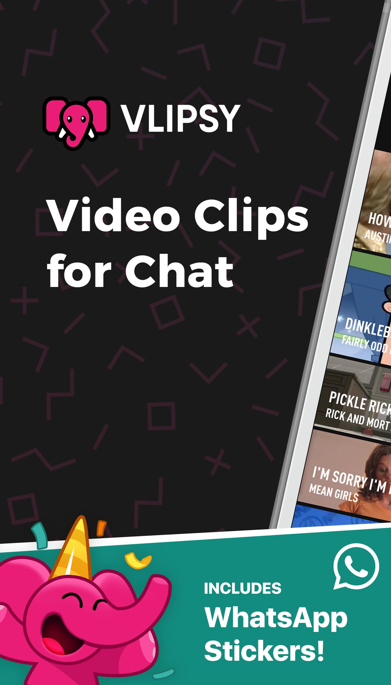 VLIPSY: Video Clips for Messaging screenshot