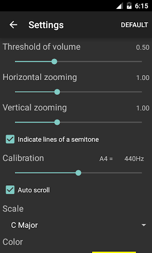 Vocal Pitch Monitor APK screenshot