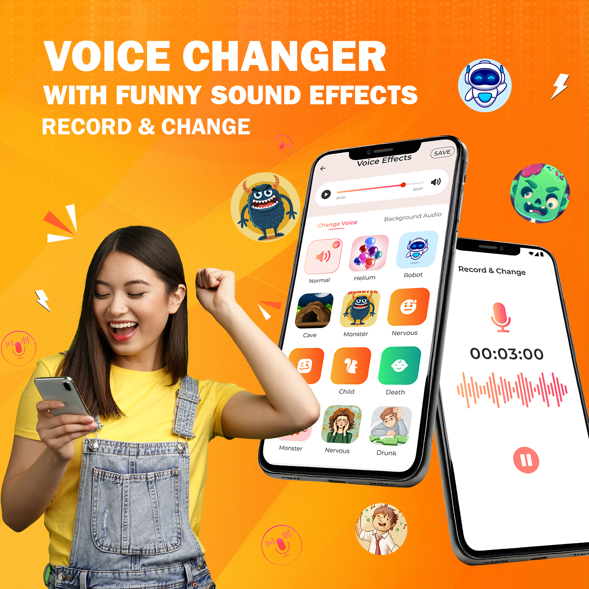 Voice Changer & Sound Effects APK screenshot