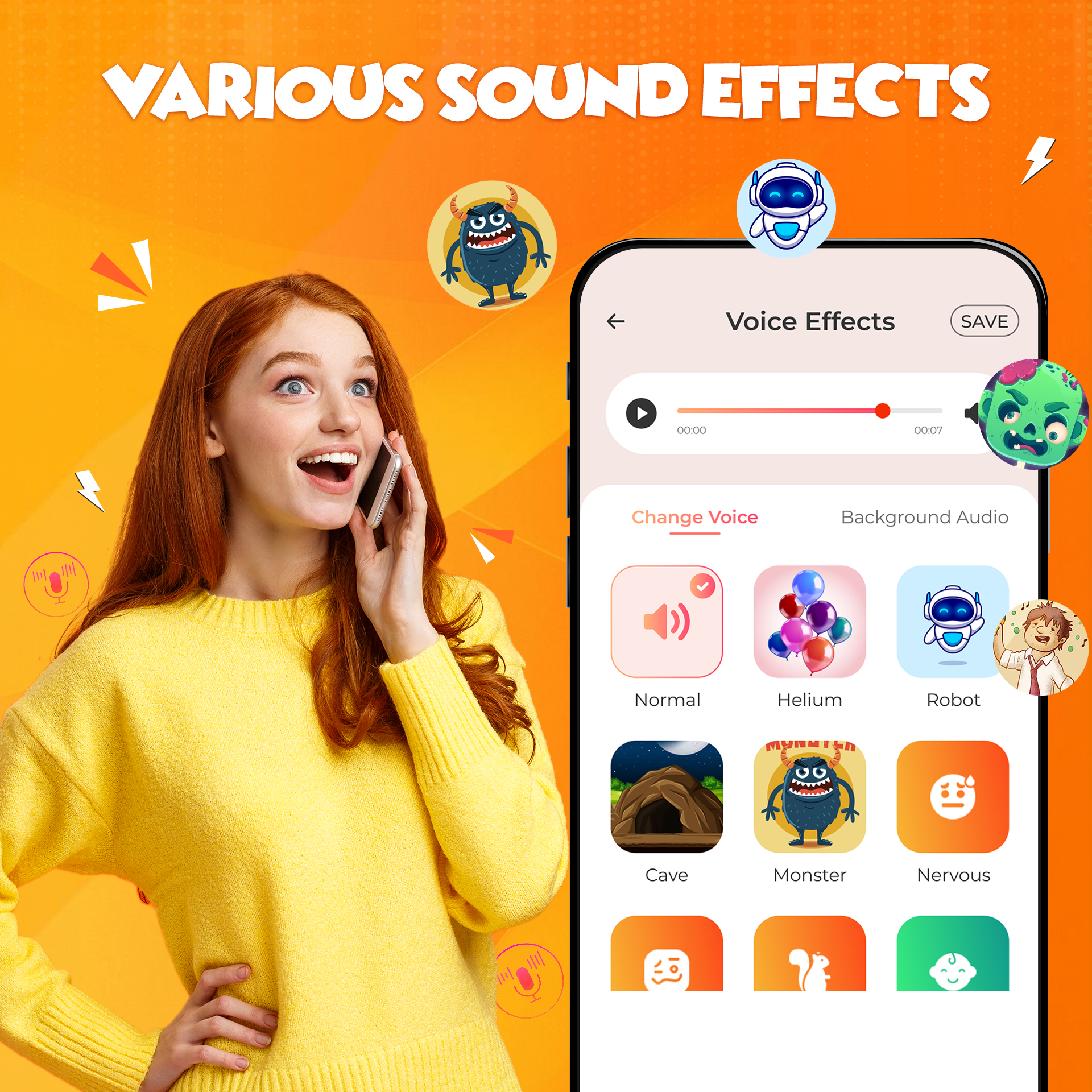 Voice Changer & Sound Effects APK screenshot