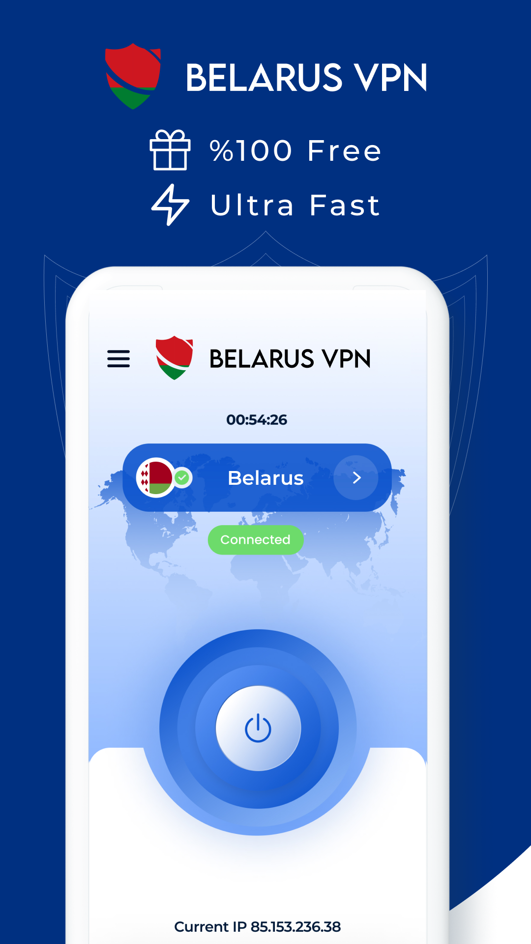 VPN Belarus - Get Belarus IP screenshot