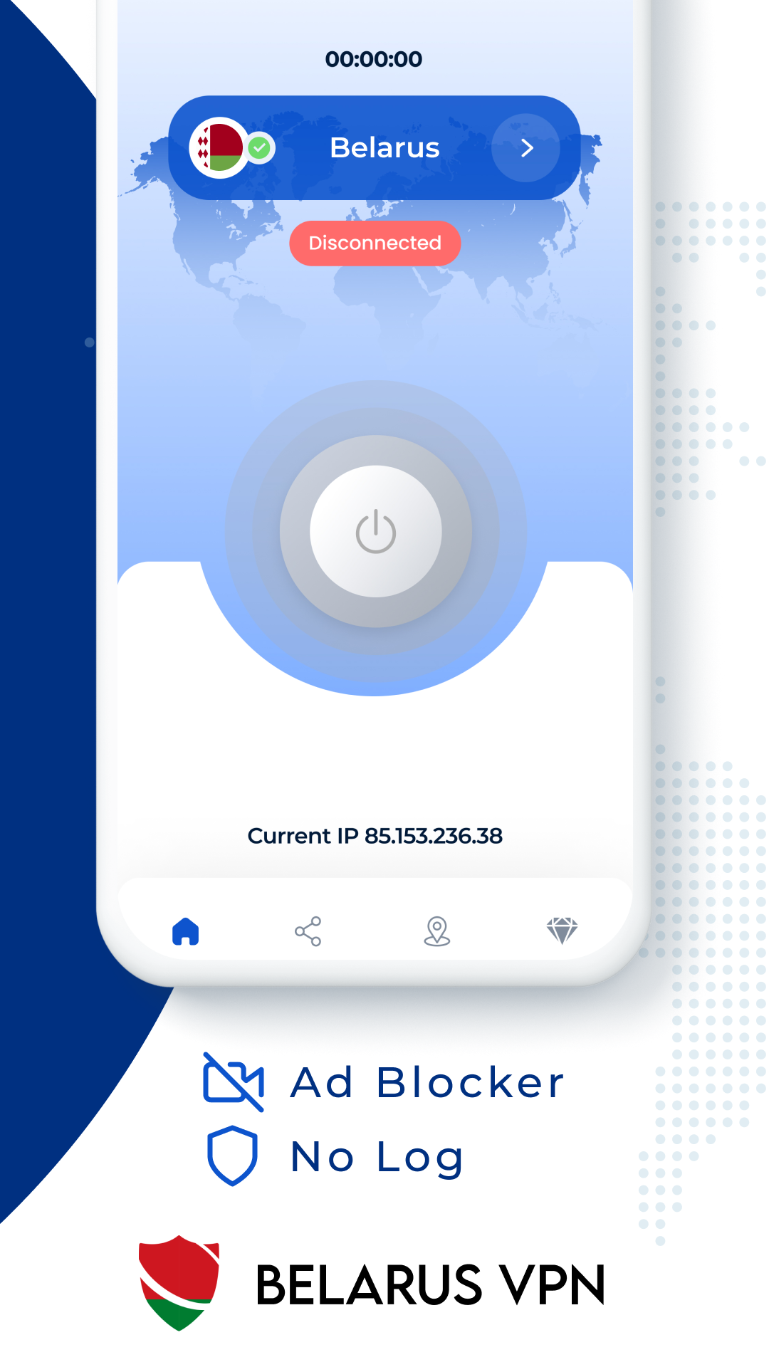 VPN Belarus - Get Belarus IP screenshot