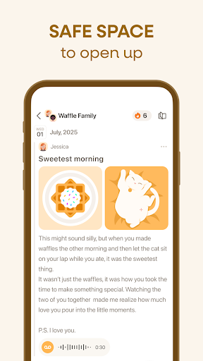 Waffle: Shared Journal APK screenshot