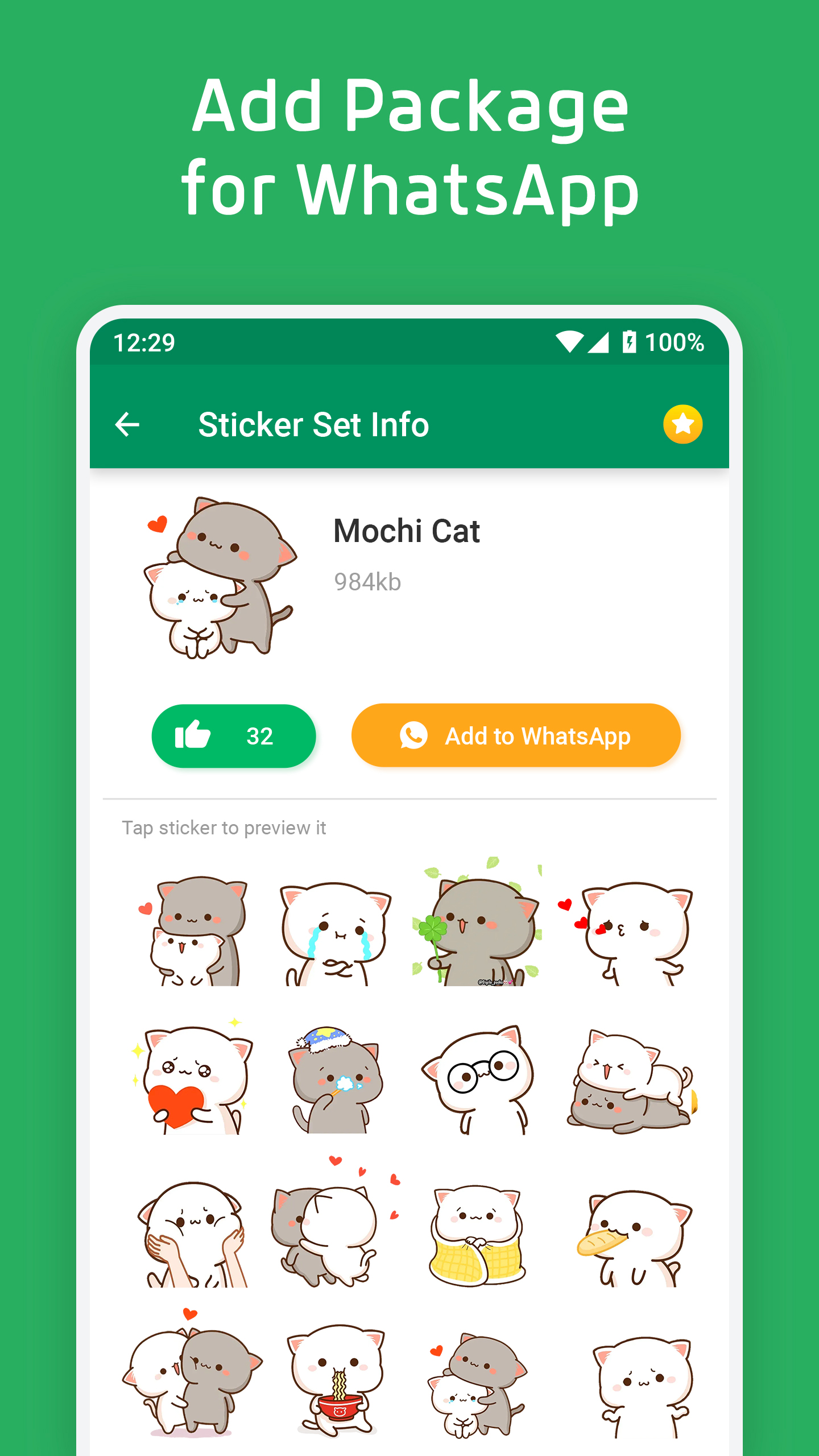 Стикеры для WhatsApp и Эмодзи APK screenshot