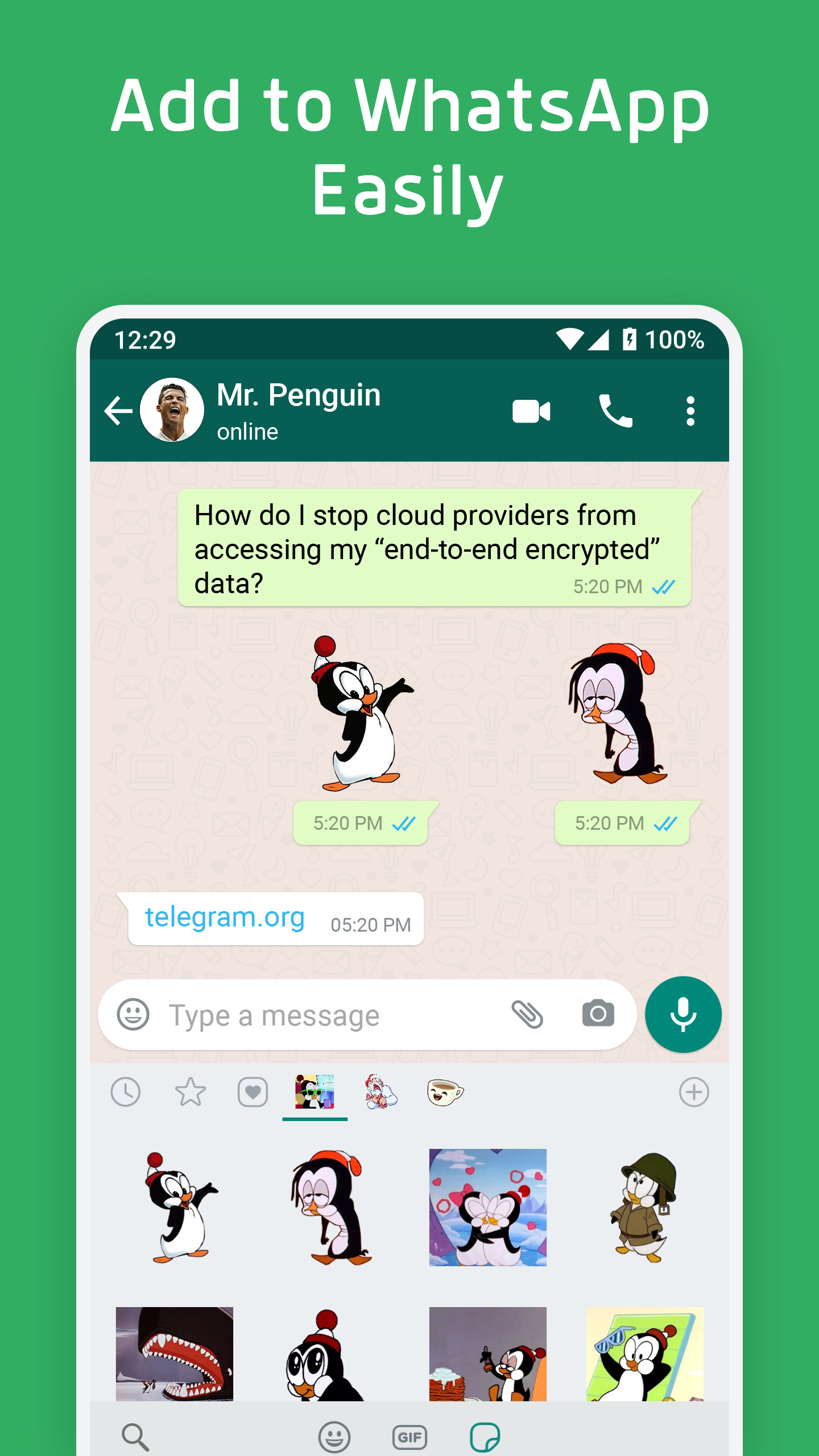 Стикеры для WhatsApp и Эмодзи APK screenshot
