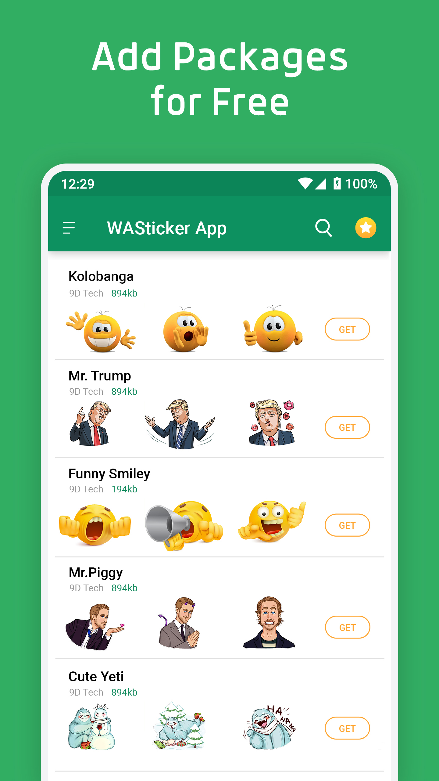 Стикеры для WhatsApp и Эмодзи APK screenshot