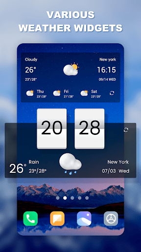 Weather app - Radar & Widget APK screenshot